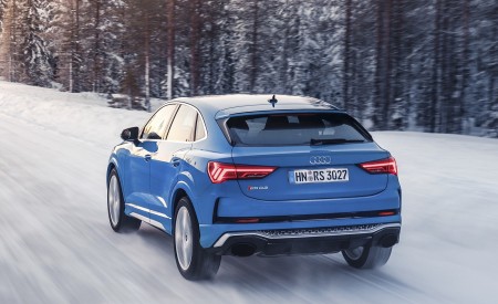 2020 Audi RS Q3 Sportback (Color: Turbo Blue) Rear Three-Quarter Wallpapers 450x275 (6)