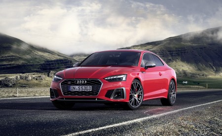 2020 Audi S5 Coupe TDI (Color: Tango Red) Front Three-Quarter Wallpapers 450x275 (5)