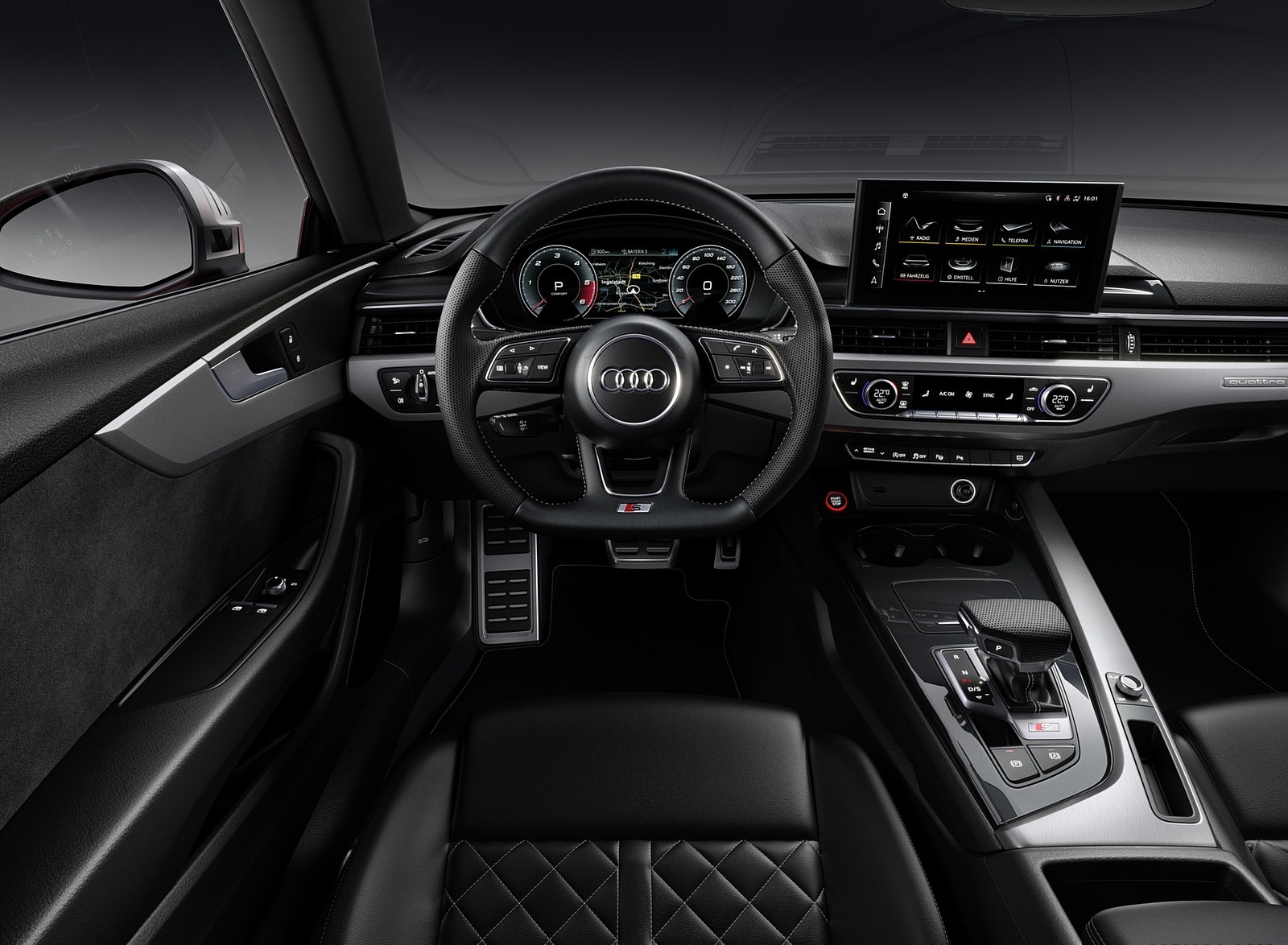 2020 Audi S5 Coupe TDI Interior Cockpit Wallpapers (12)