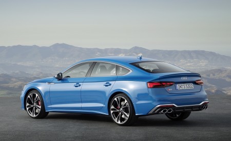 2020 Audi S5 Sportback TDI (Color: Turbo Blue) Rear Three-Quarter Wallpapers 450x275 (13)