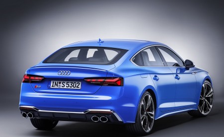 2020 Audi S5 Sportback TDI (Color: Turbo Blue) Rear Wallpapers 450x275 (20)