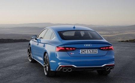 2020 Audi S5 Sportback TDI (Color: Turbo Blue) Rear Wallpapers 450x275 (15)