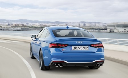 2020 Audi S5 Sportback TDI (Color: Turbo Blue) Rear Wallpapers 450x275 (3)