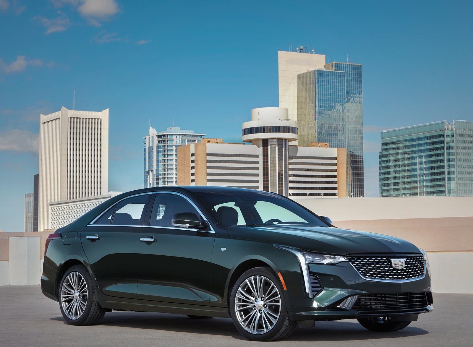 2020 Cadillac CT4 Premium Luxury Front Three-Quarter Wallpapers (7)
