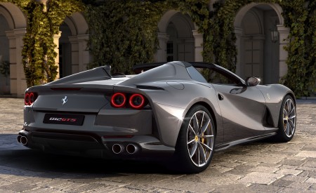 2020 Ferrari 812 GTS Rear Three-Quarter Wallpapers 450x275 (2)
