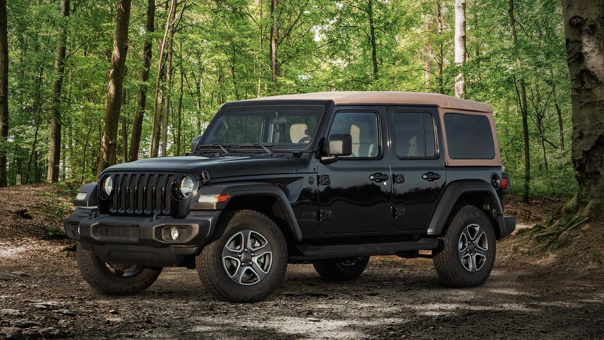 2020 Jeep Wrangler Black and Tan Edition Front Three-Quarter Wallpapers (1)