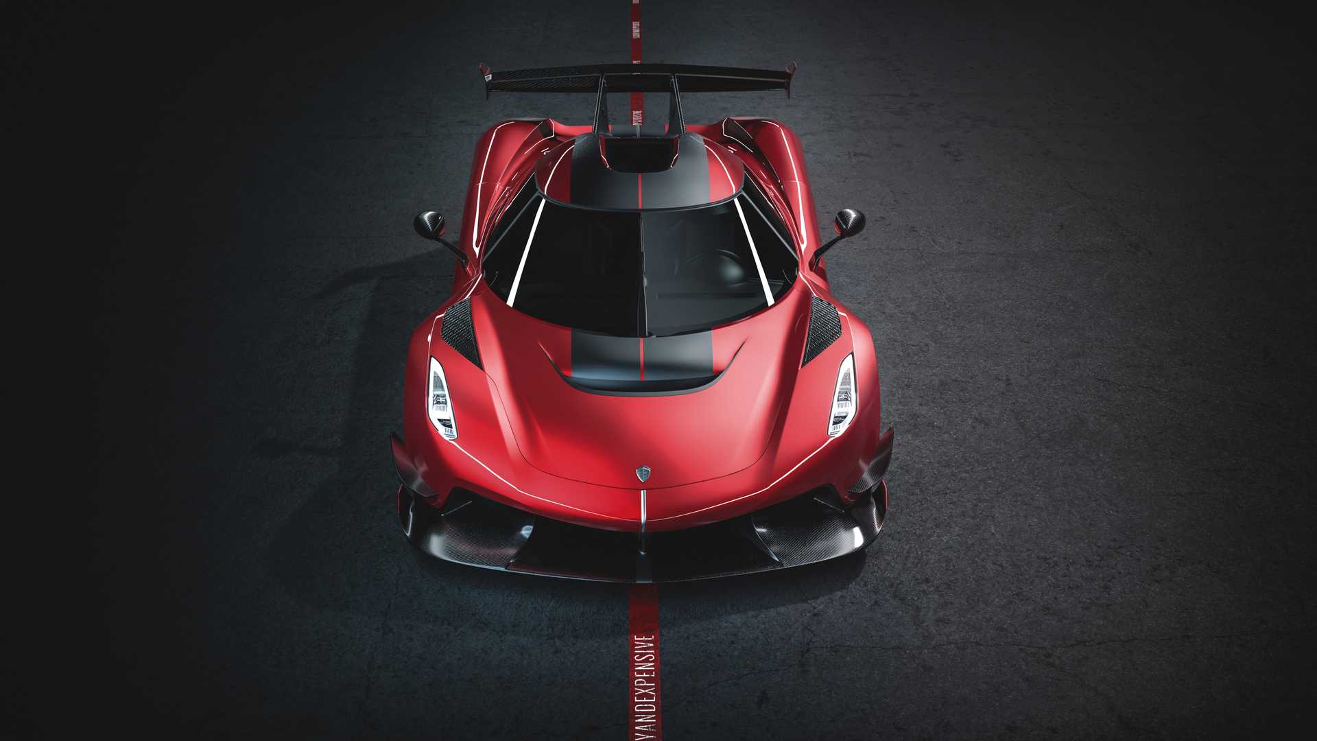 2020 Koenigsegg Jesko Cherry Red Edition10 Front Wallpapers (3)