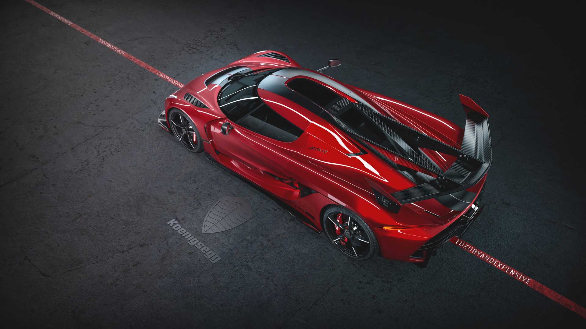 2020 Koenigsegg Jesko Cherry Red Edition10 Rear Three-Quarter Wallpapers (4)