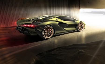 2020 Lamborghini Sián Rear Three-Quarter Wallpapers 450x275 (12)