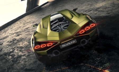 2020 Lamborghini Sián Rear Wallpapers 450x275 (6)