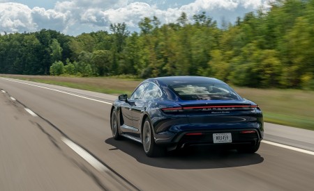 2020 Porsche Taycan Turbo Rear Three-Quarter Wallpapers 450x275 (42)