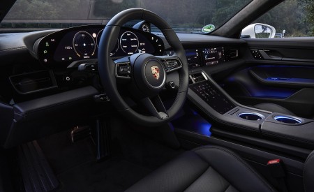 2020 Porsche Taycan Turbo S (Color: Carrara White Metallic) Interior Wallpapers 450x275 (62)