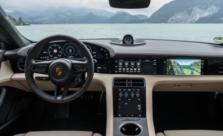 2020 Porsche Taycan Turbo S (Color: Night Blue Metallic) Interior Cockpit Wallpapers 450x275 (76)