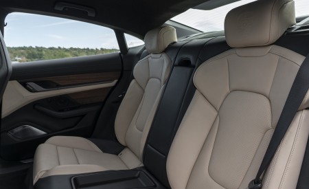 2020 Porsche Taycan Turbo S (Color: Night Blue Metallic) Interior Rear Seats Wallpapers 450x275 (73)