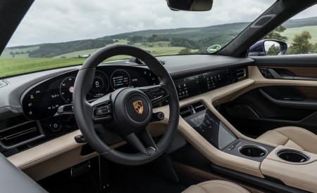 2020 Porsche Taycan Turbo S (Color: Night Blue Metallic) Interior Wallpapers 450x275 (77)
