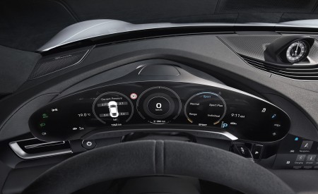 2020 Porsche Taycan Turbo S Digital Instrument Cluster Wallpapers 450x275 (93)