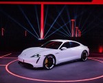 2020 Porsche Taycan Turbo S Front Three-Quarter Wallpapers 150x120