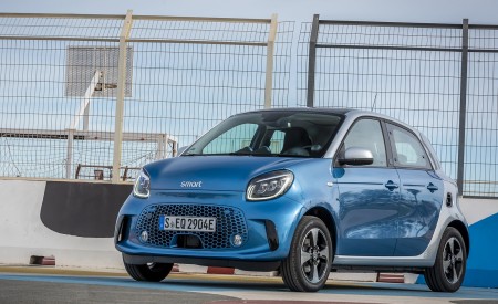 2020 Smart EQ ForFour Passion Line (Color: Steel Blue) Front Three-Quarter Wallpapers 450x275 (56)