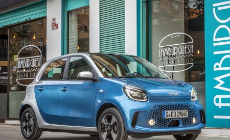 2020 Smart EQ ForFour Passion Line (Color: Steel Blue) Front Three-Quarter Wallpapers 450x275 (53)