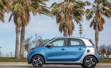 2020 Smart EQ ForFour Passion Line (Color: Steel Blue) Side Wallpapers 450x275 (61)