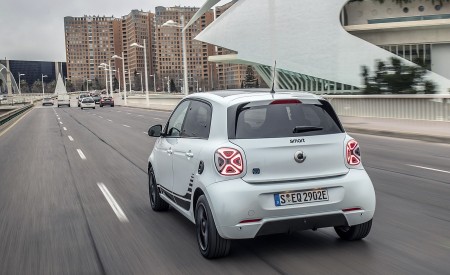 2020 Smart EQ ForFour Pulse Line (Color: Ice White) Rear Wallpapers 450x275 (7)