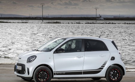 2020 Smart EQ ForFour Pulse Line (Color: Ice White) Side Wallpapers 450x275 (36)