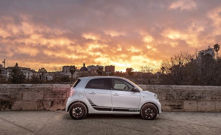 2020 Smart EQ ForFour Pulse Line (Color: Ice White) Side Wallpapers 450x275 (29)