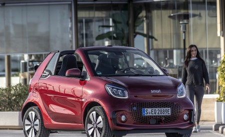 2020 Smart EQ ForTwo Cabrio Prime Line (Color: Carmine Red) Front Three-Quarter Wallpapers 450x275 (33)