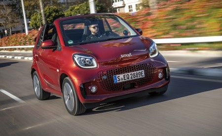 2020 Smart EQ ForTwo Cabrio Prime Line (Color: Carmine Red) Front Three-Quarter Wallpapers 450x275 (11)