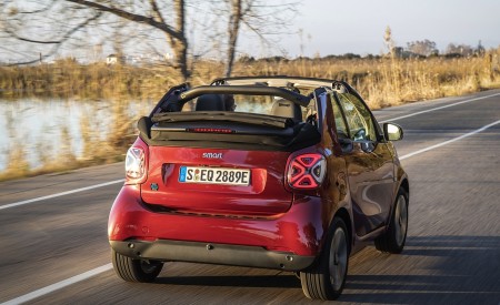 2020 Smart EQ ForTwo Cabrio Prime Line (Color: Carmine Red) Rear Wallpapers 450x275 (17)