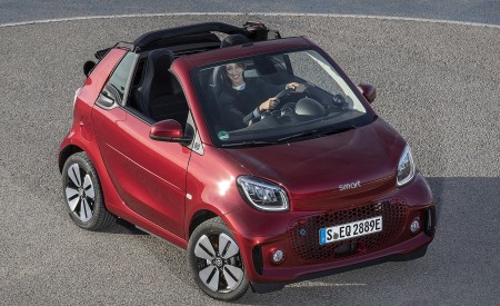 2020 Smart EQ ForTwo Cabrio Prime Line (Color: Carmine Red) Top Wallpapers 450x275 (42)
