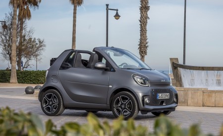2020 Smart EQ ForTwo Cabrio Pulse Line (Color: Graphite Grey Matt) Front Three-Quarter Wallpapers 450x275 (71)