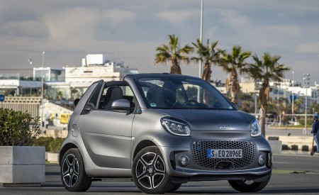 2020 Smart EQ ForTwo Cabrio Pulse Line (Color: Graphite Grey Matt) Front Three-Quarter Wallpapers 450x275 (73)