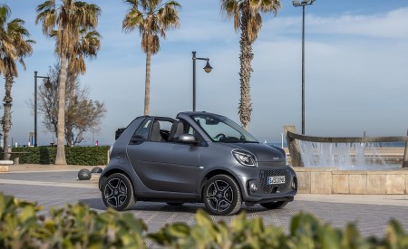 2020 Smart EQ ForTwo Cabrio Pulse Line (Color: Graphite Grey Matt) Front Three-Quarter Wallpapers 450x275 (75)