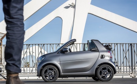 2020 Smart EQ ForTwo Cabrio Pulse Line (Color: Graphite Grey Matt) Side Wallpapers 450x275 (80)