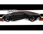 2021 Bugatti Chiron Super Sport 300+ Design Sketch Wallpapers 150x120