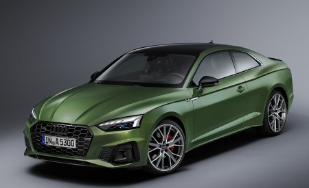 2020 Audi A5 Coupe (Color: District Green) Front Three-Quarter Wallpapers 450x275 (18)