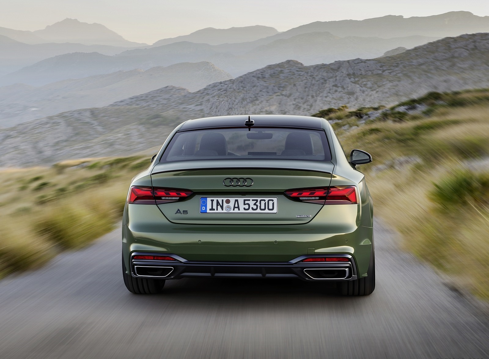 2020 Audi A5 Coupe (Color: District Green) Rear Wallpapers (5)