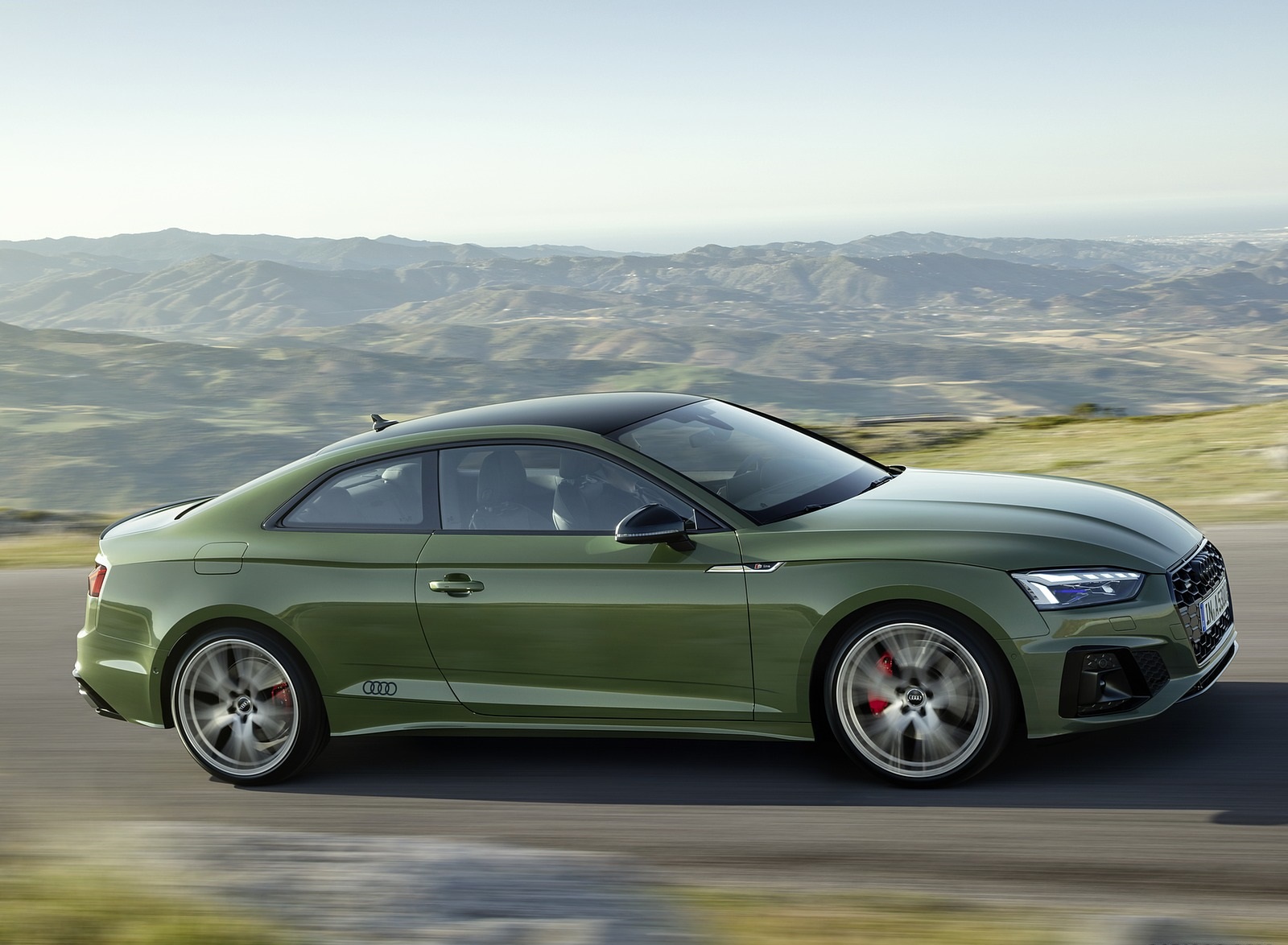 2020 Audi A5 Coupe (Color: District Green) Side Wallpapers (6)