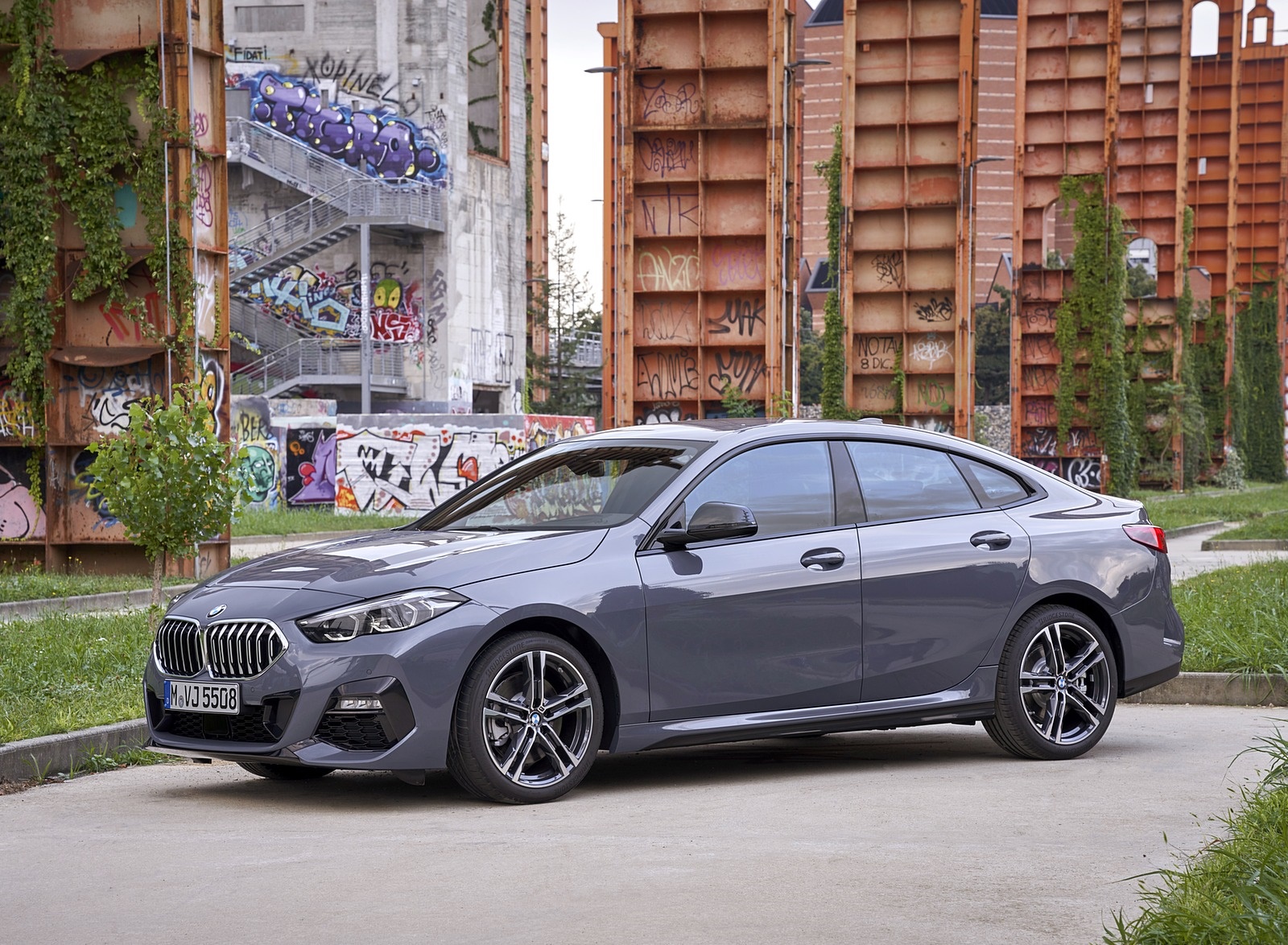 2020 BMW 2 Series 220d Gran Coupe M Sport (Color: Storm Bay Metallic) Front Three-Quarter Wallpapers (15)