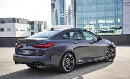 2020 BMW 2 Series 220d Gran Coupe M Sport (Color: Storm Bay Metallic) Rear Three-Quarter Wallpapers 450x275 (20)