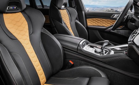 2020 BMW X6 M Competition Interior Front Seats Wallpapers 450x275 (50)