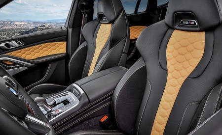 2020 BMW X6 M Competition Interior Front Seats Wallpapers 450x275 (49)