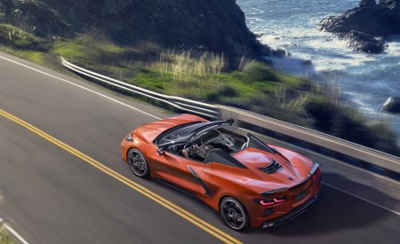 2020 Chevrolet Corvette Stingray Convertible Rear Three-Quarter Wallpapers 450x275 (3)