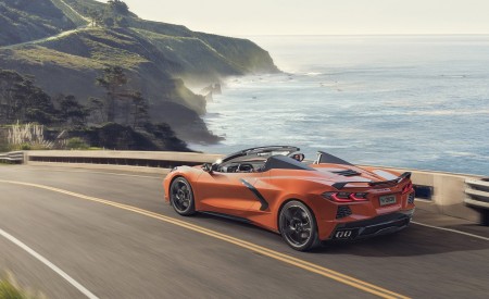 2020 Chevrolet Corvette Stingray Convertible Rear Three-Quarter Wallpapers 450x275 (5)