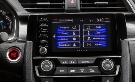2020 Honda Civic Sedan Touring Central Console Wallpapers 450x275 (49)
