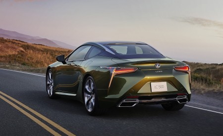 2020 Lexus LC Inspiration Series Rear Three-Quarter Wallpapers 450x275 (2)