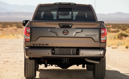 2020 Nissan TITAN PRO 4X Rear Wallpapers 450x275 (6)