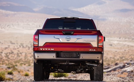 2020 Nissan TITAN Platinum Reserve Rear Wallpapers 450x275 (5)