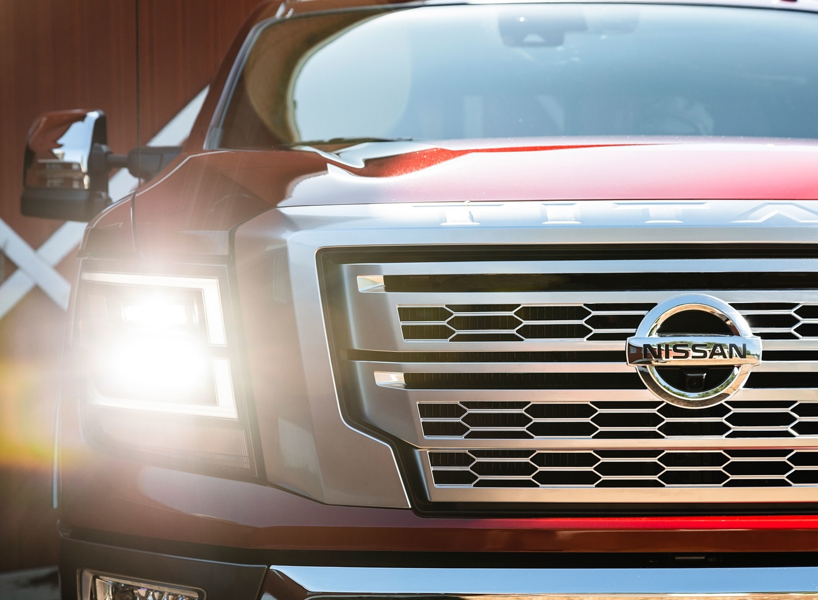 2020 Nissan TITAN XD Platinum Reserve Headlight Wallpapers #15 of 29
